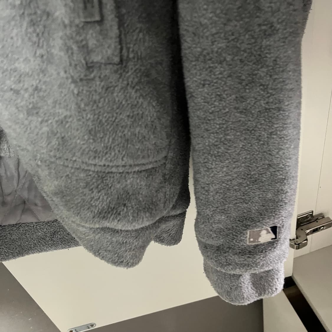 빈티지 MLB 뉴욕 양키스 플리스 후드 집업 95사이즈 후드티 상품이미지2