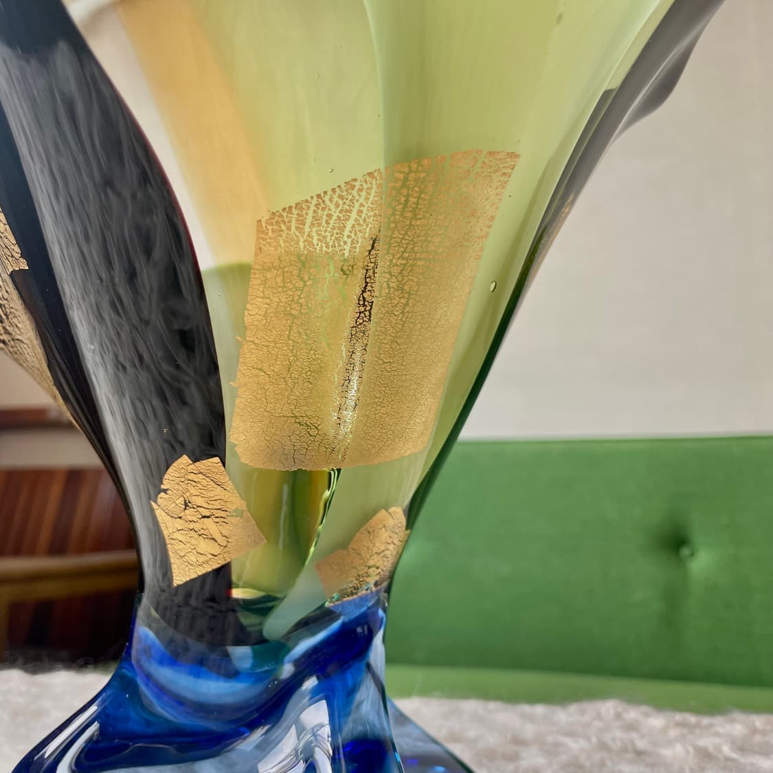 [70‘s vintage] 일본 빈티지 블로운 글라스 유리 화병 상품이미지10