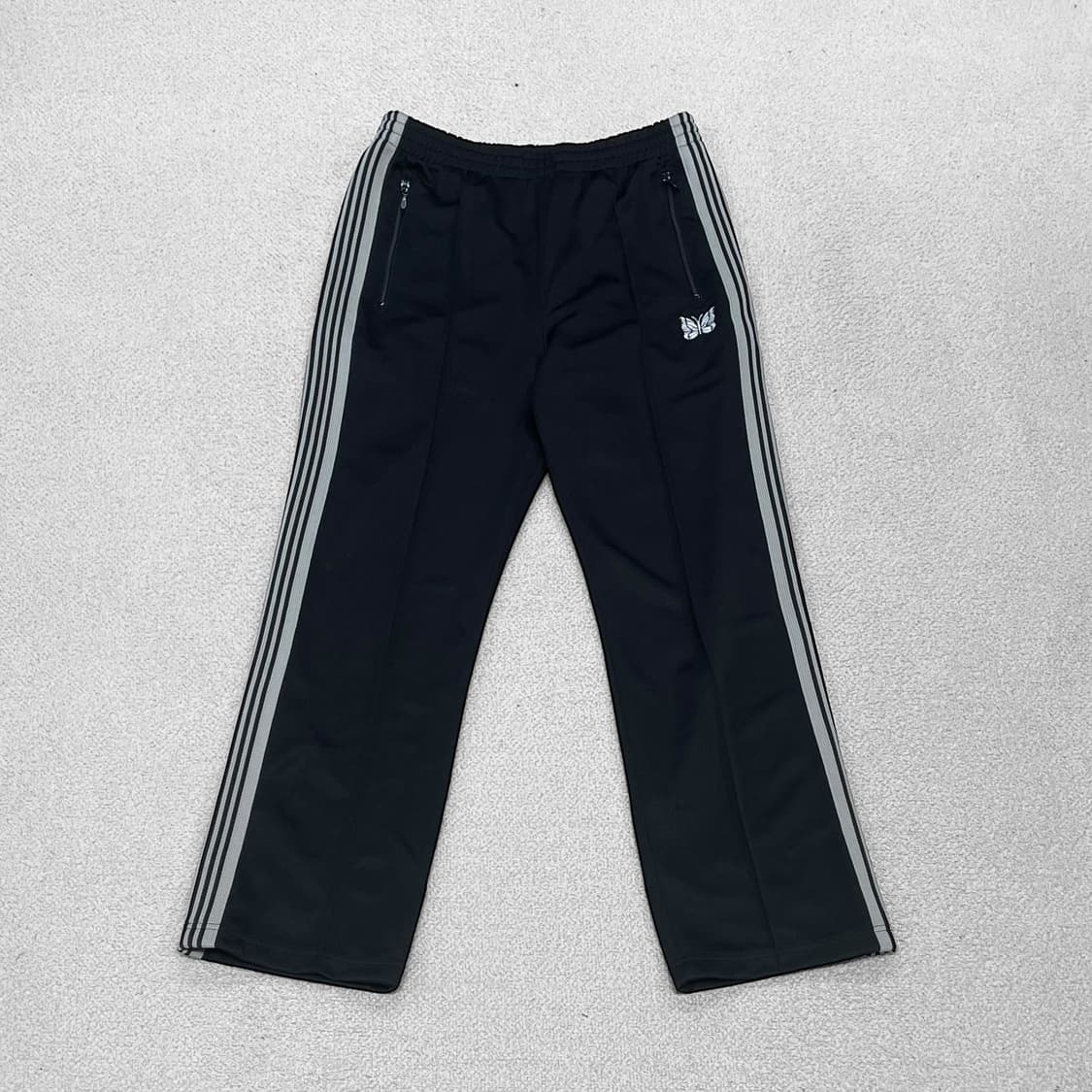 니들즈 Needles x LHP 트랙 팬츠 폴리 스무스 블랙 상품이미지1