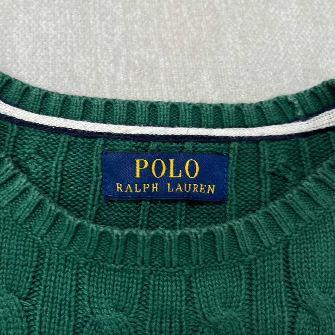 95 폴로랄프로렌 꽈베기 그린 니트 상품이미지3