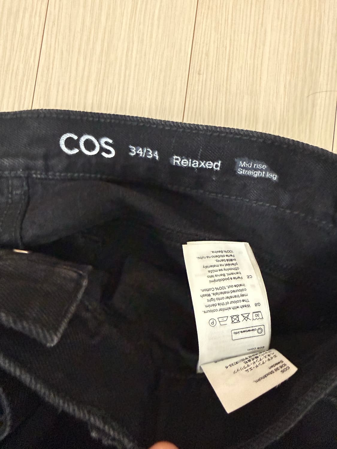 코스 COS 릴렉스드 스트레이트 레그 진 34/34 상품이미지3