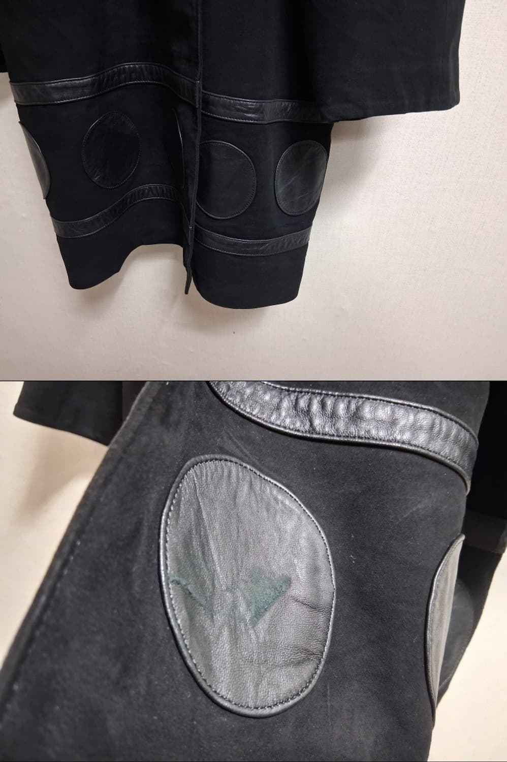 TENOROC 양가죽가죽코트 케이프큰카라 양가죽스웨이드 코트 77 42  상품이미지6