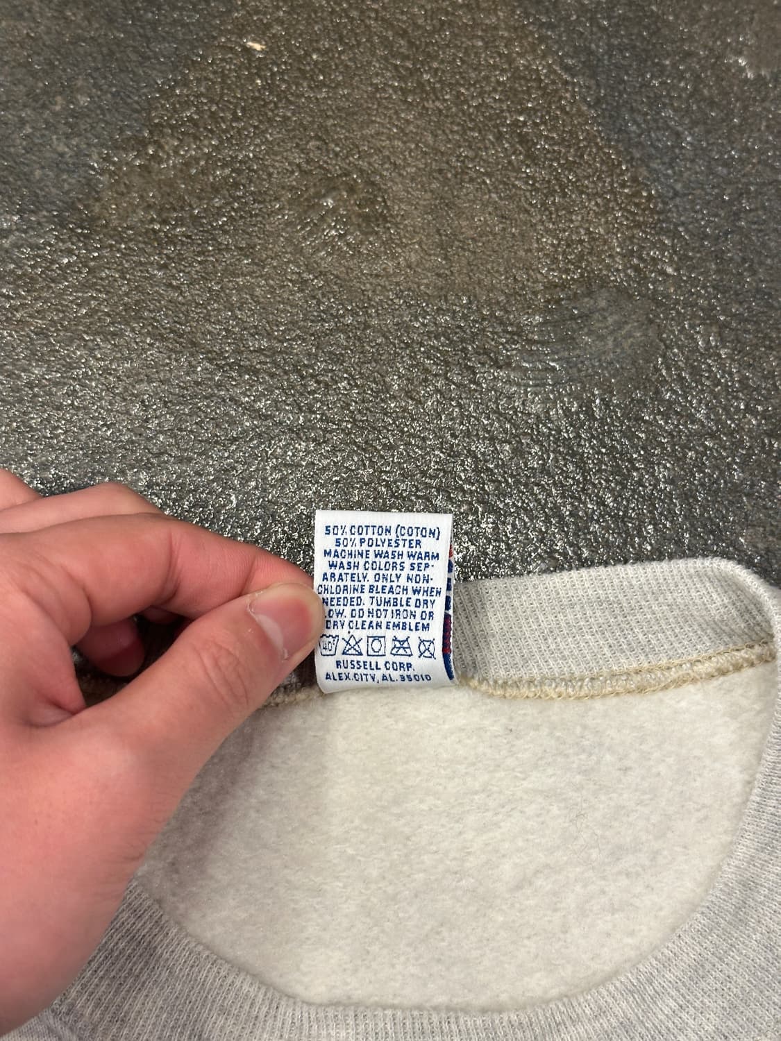 90s Russell 러셀  made in USA 스웻셔츠 XL 상품이미지6