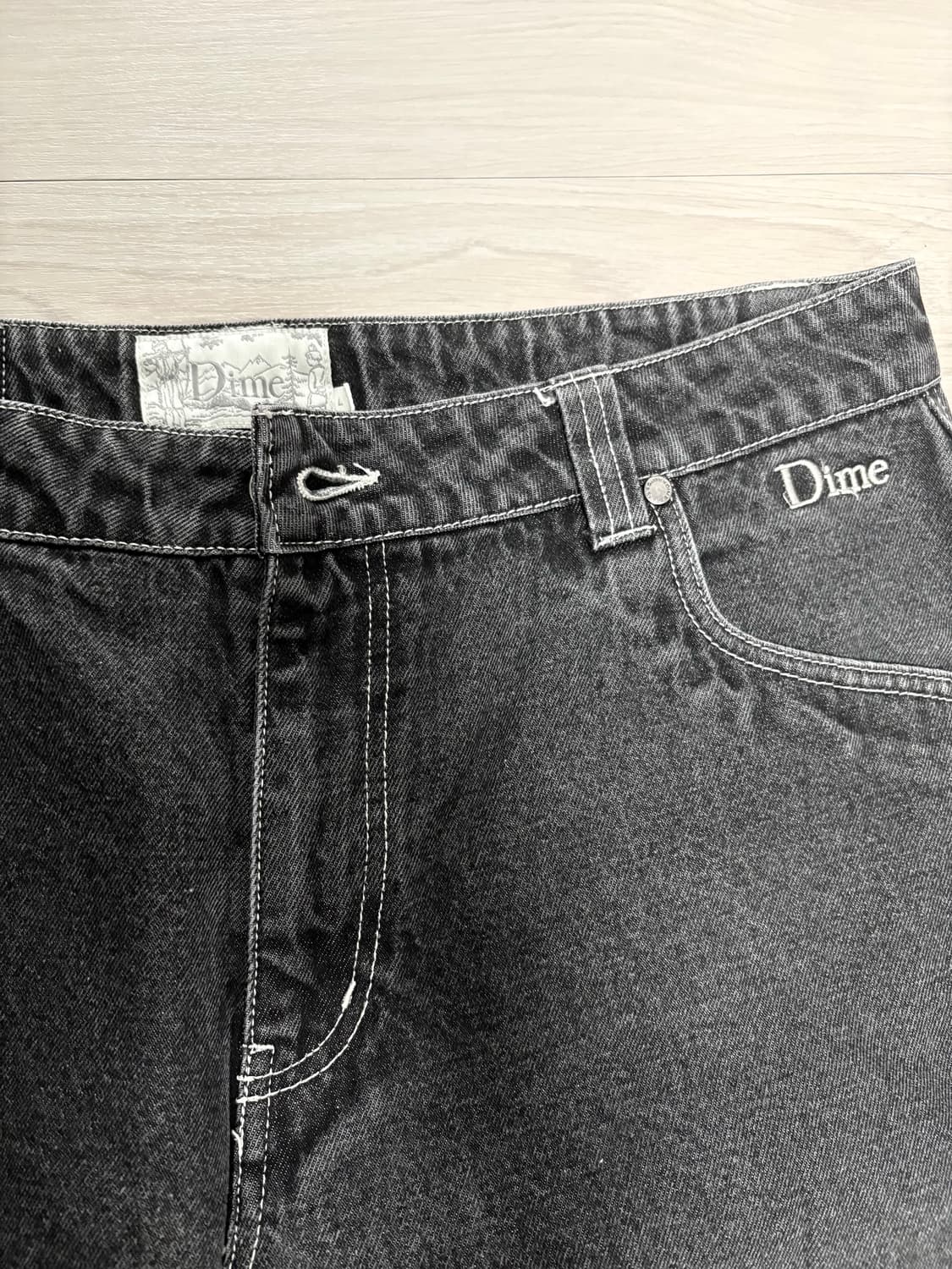 Dime baggy pants black L사이즈 상품이미지3