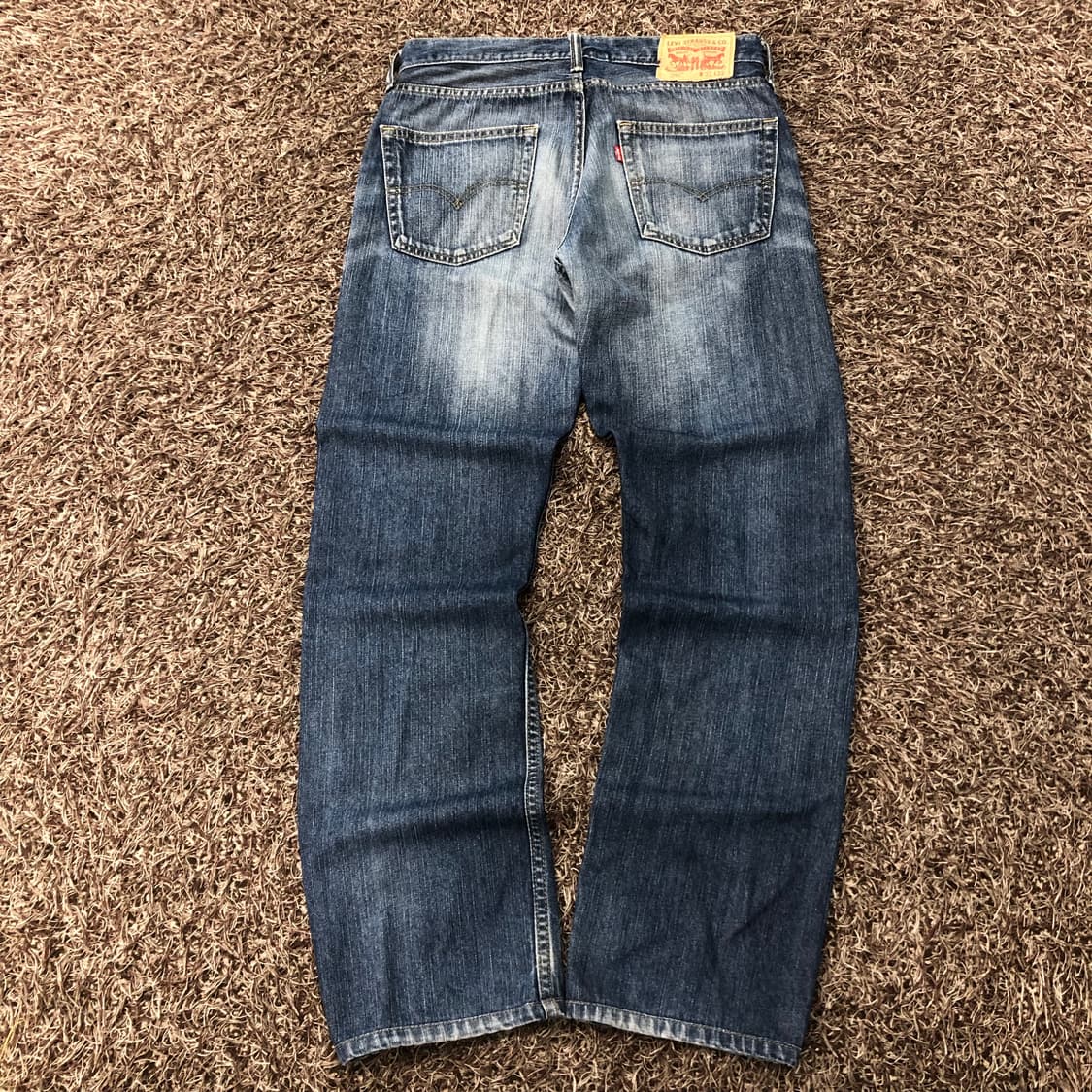 리바이스 504 워싱 데님 팬츠 상품이미지4