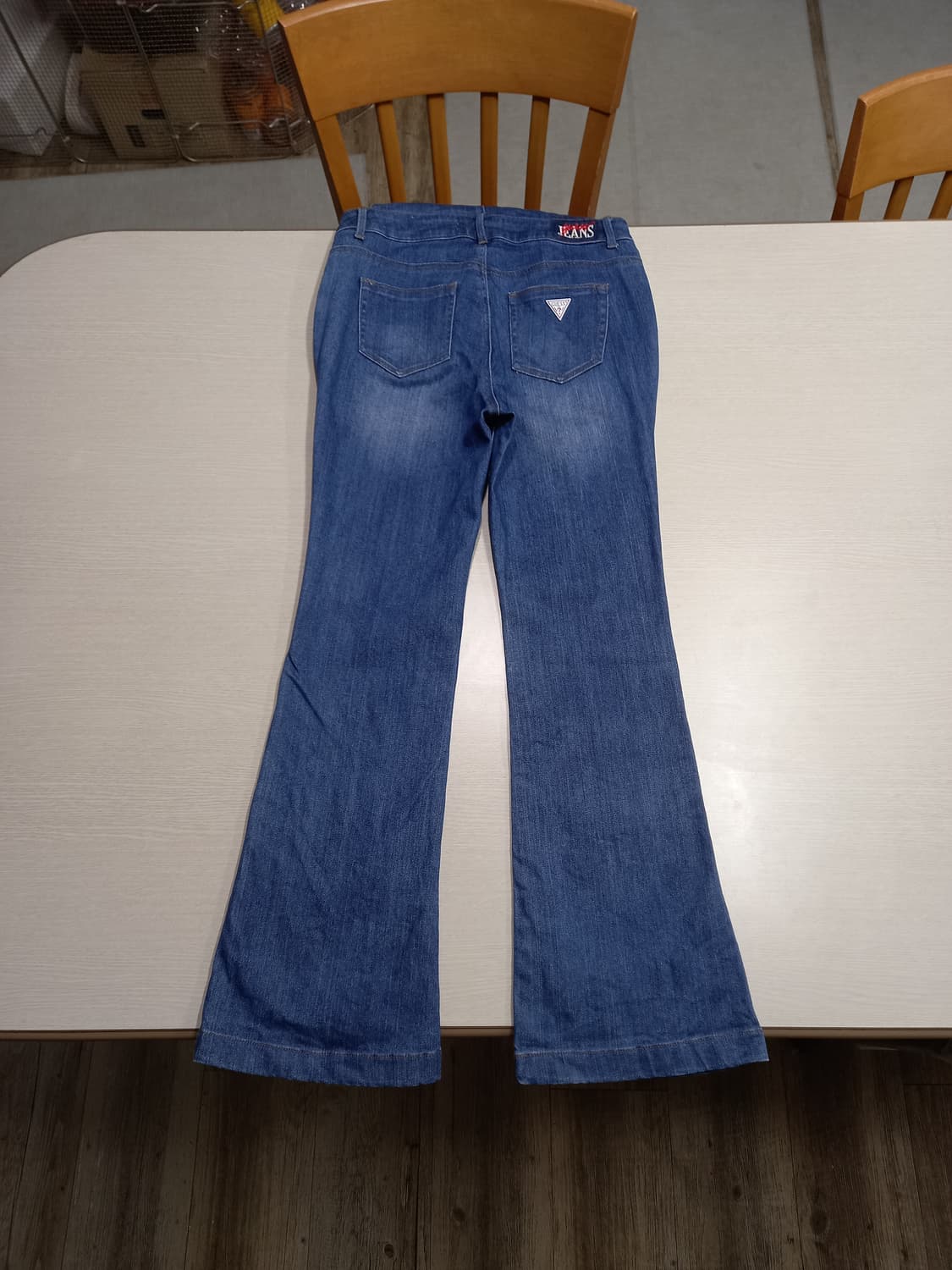 26 GUESS 멜빵 워싱 스판 부츠컷 26-612 상품이미지4