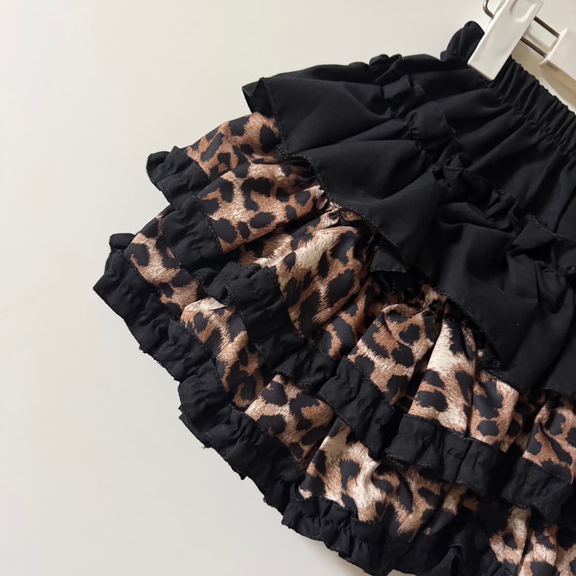 새상품 여자 호피 캉캉 미니스커트 상품이미지2