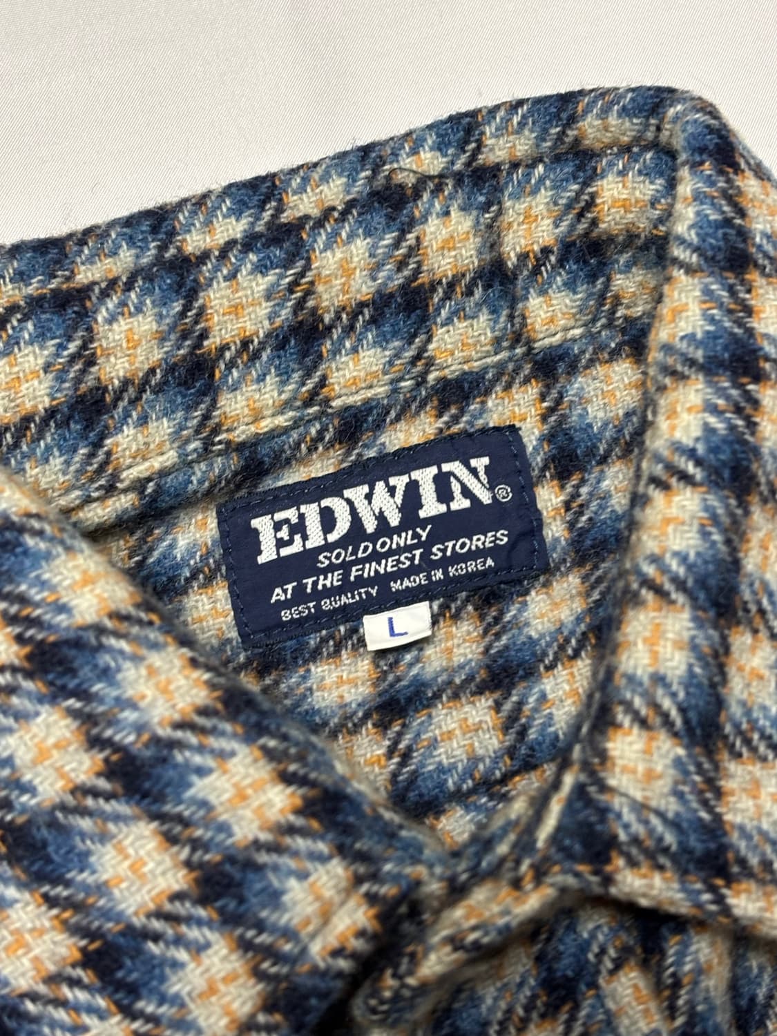 90s Edwin check shirt 상품이미지3