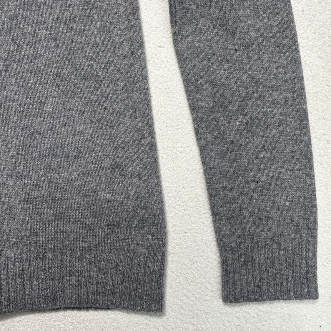 GALLIANO 그라데이션 울 가디건 그레이 2XL 상품이미지3