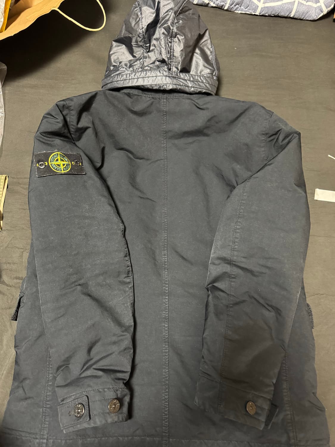 정품 스톤아일랜드 m65 필드 자켓 st 프리마로프트 네이비 L 상품이미지7