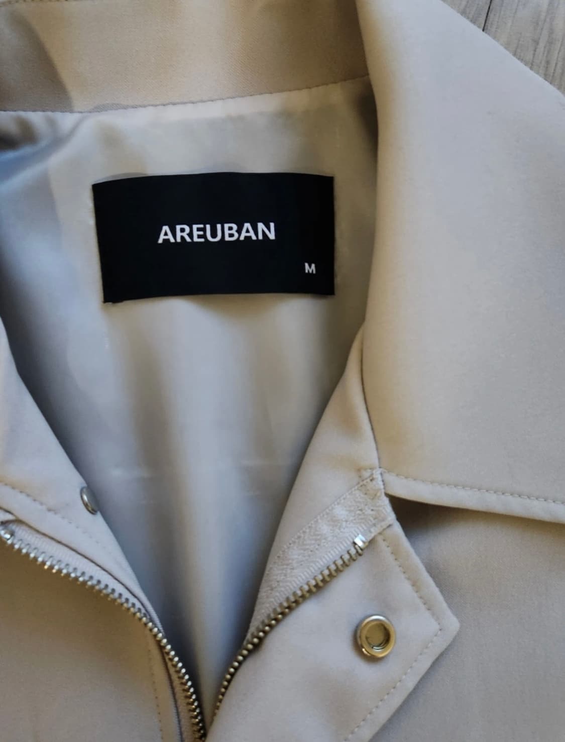 [ 아르반 ] 스냅 블루종_아이보리 상품이미지2