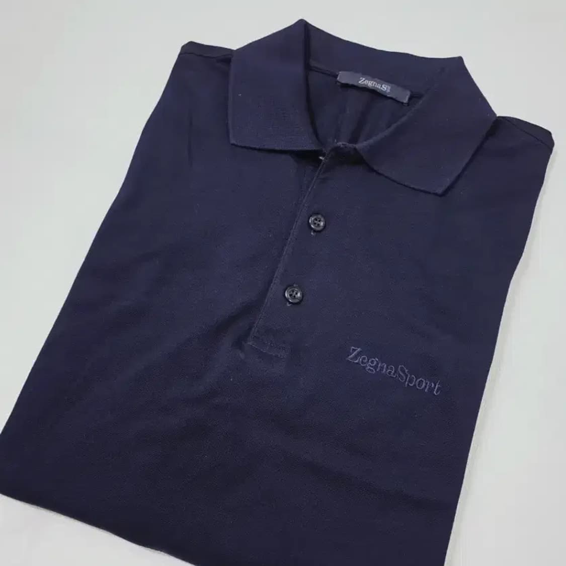 제냐스포츠 네이비 반팔 카라티 S (A 상품이미지2