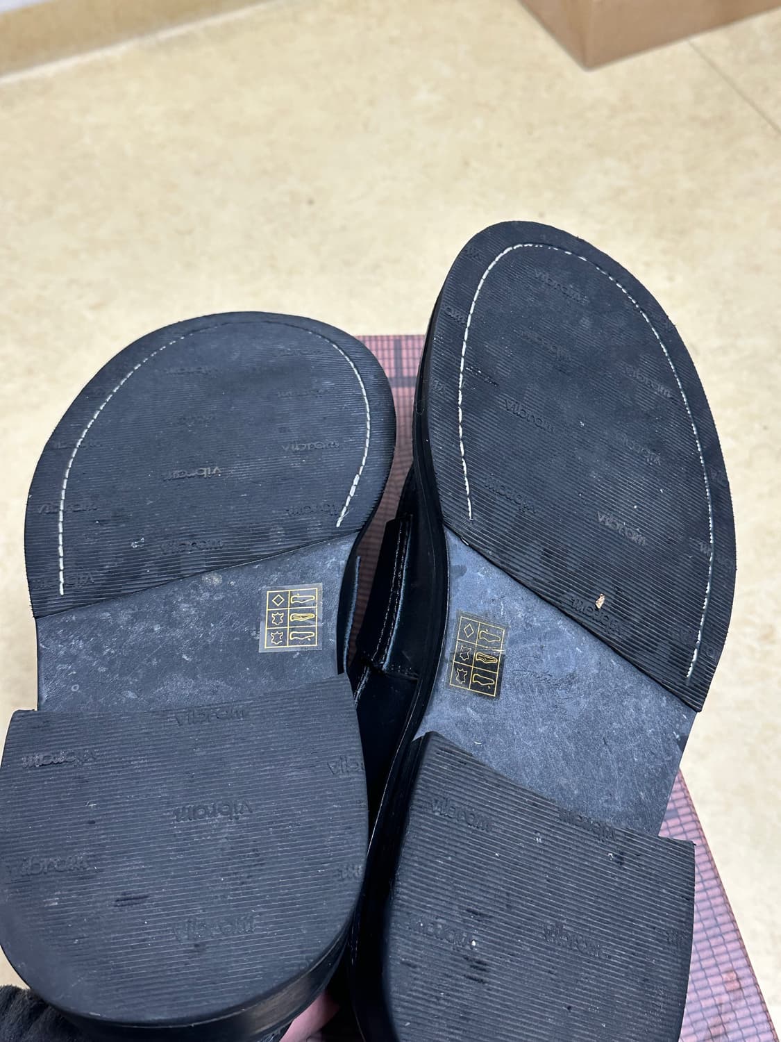 Stu 오버솔 로퍼 레더 블랙 40 상품이미지6