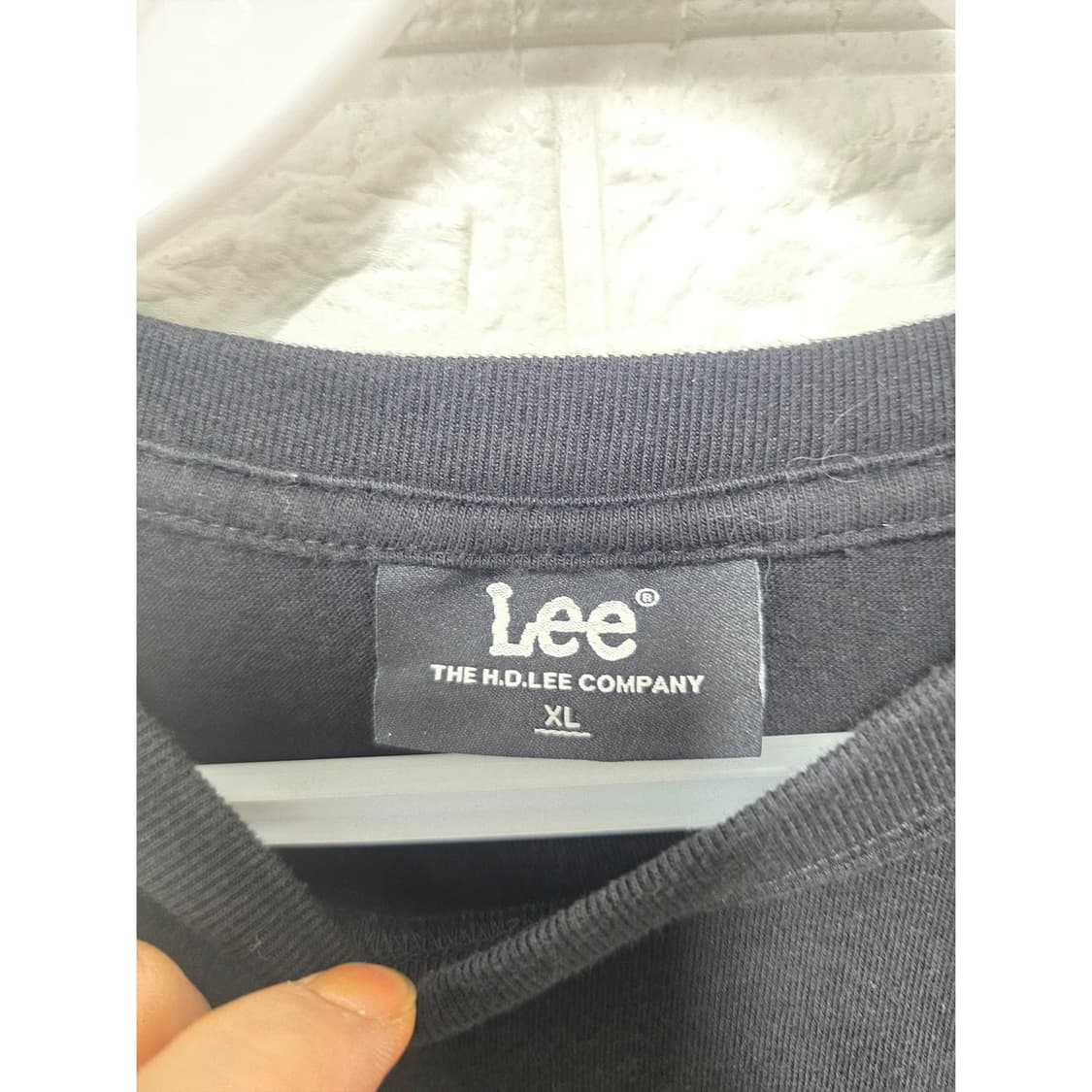 22s Lee 블랙 반팔티 XL 상품이미지2