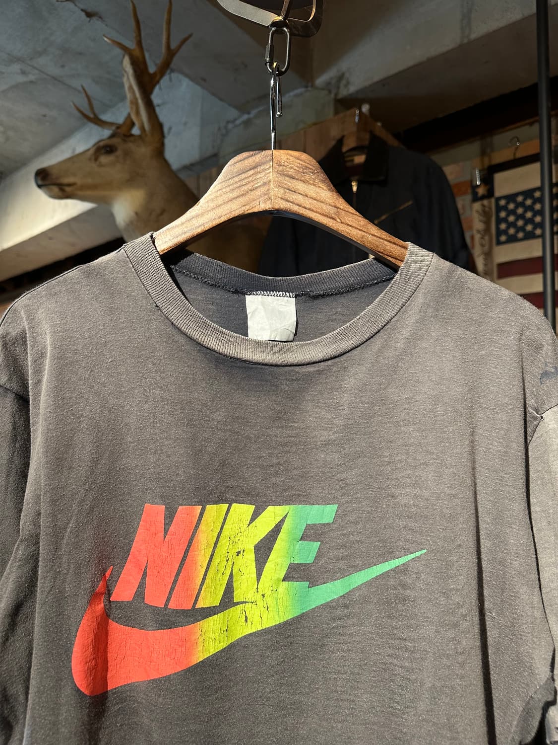 90s USA Nike 빈티지 나이키 썬페이딩 반팔 티셔츠 상품이미지4