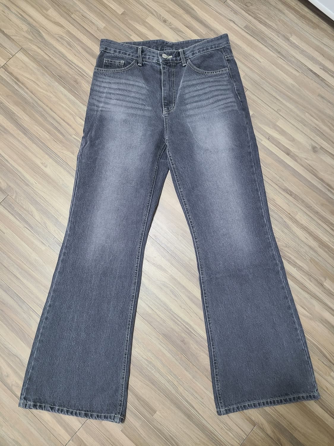 시그니처 플레어 데님 팬츠[그레이] L사이즈 새상품 상품이미지4