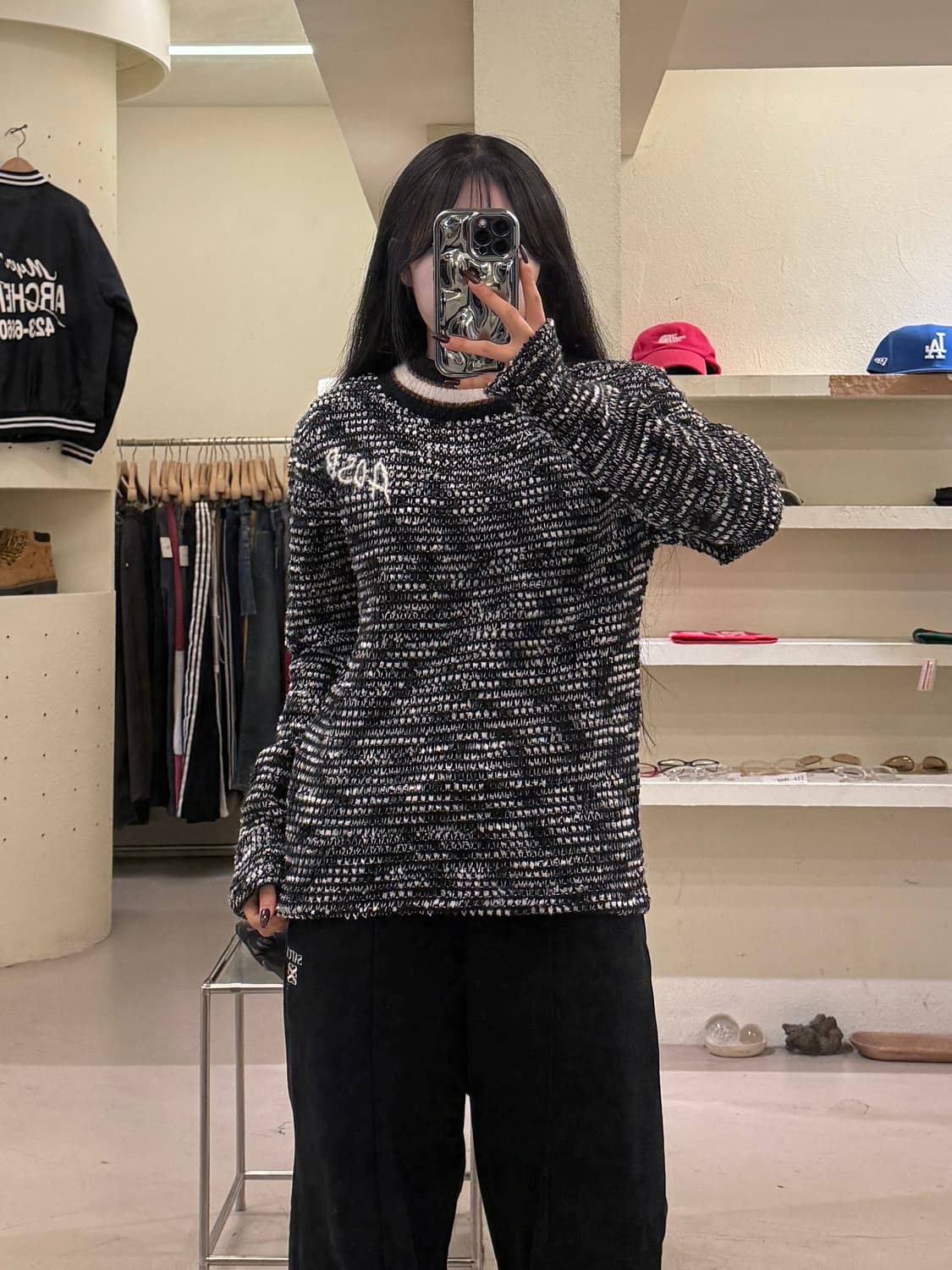 앤더슨벨 윙스 크루넥 니트 스웨터 U1484 상품이미지1