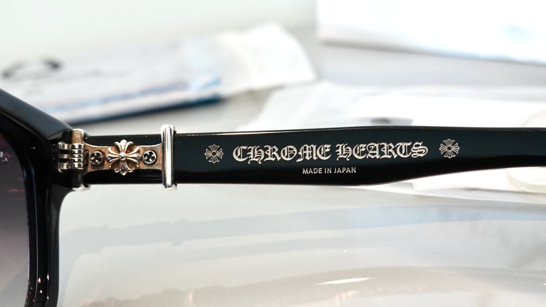 크롬하츠 바질리오네어2 블랙/실버 파베다이아 선글라스/안경 상품이미지10