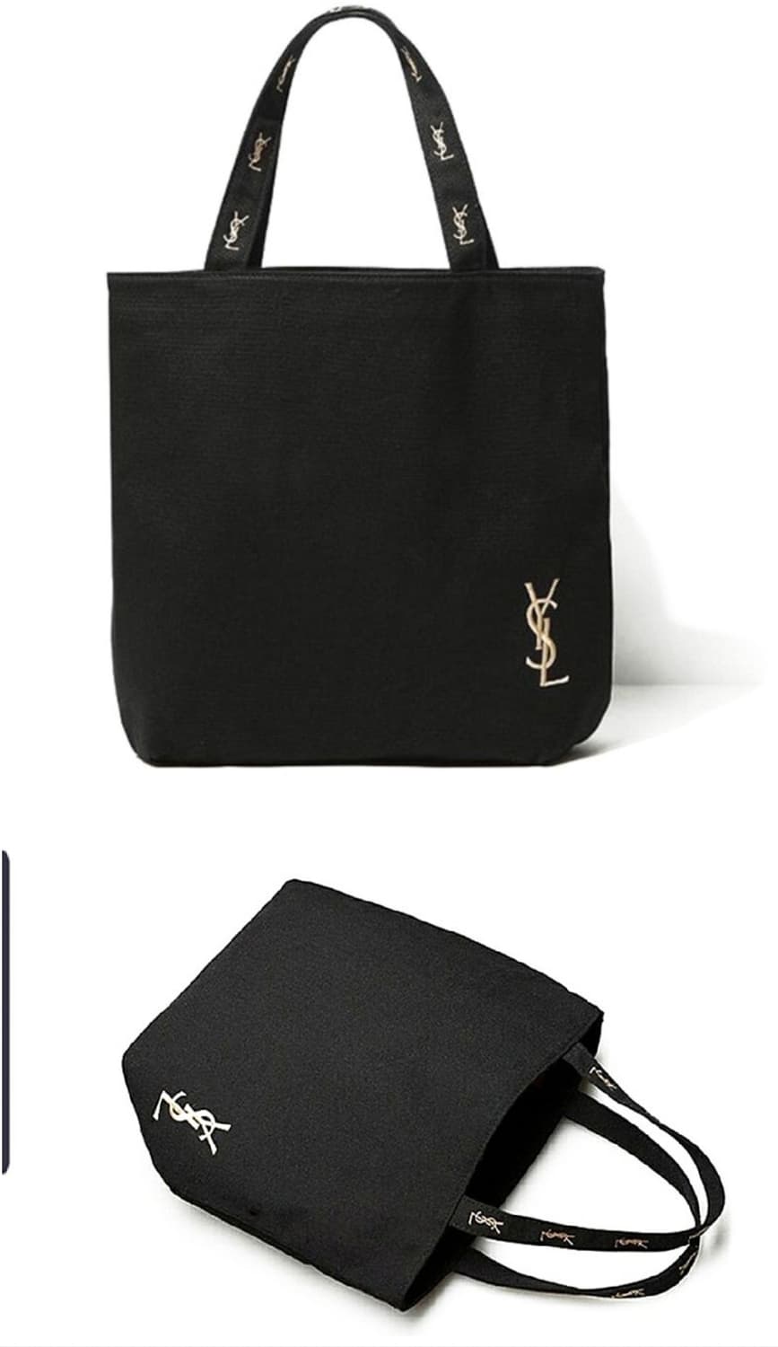 입생로랑 골드자수 에코백 노벨티가방 상품이미지5