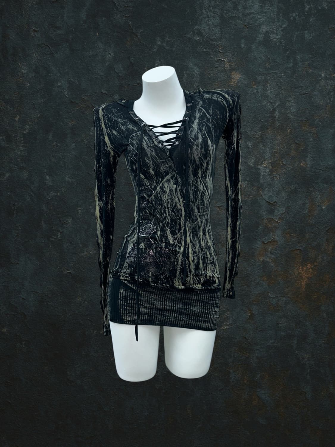Dusty hood one-piece 상품이미지4