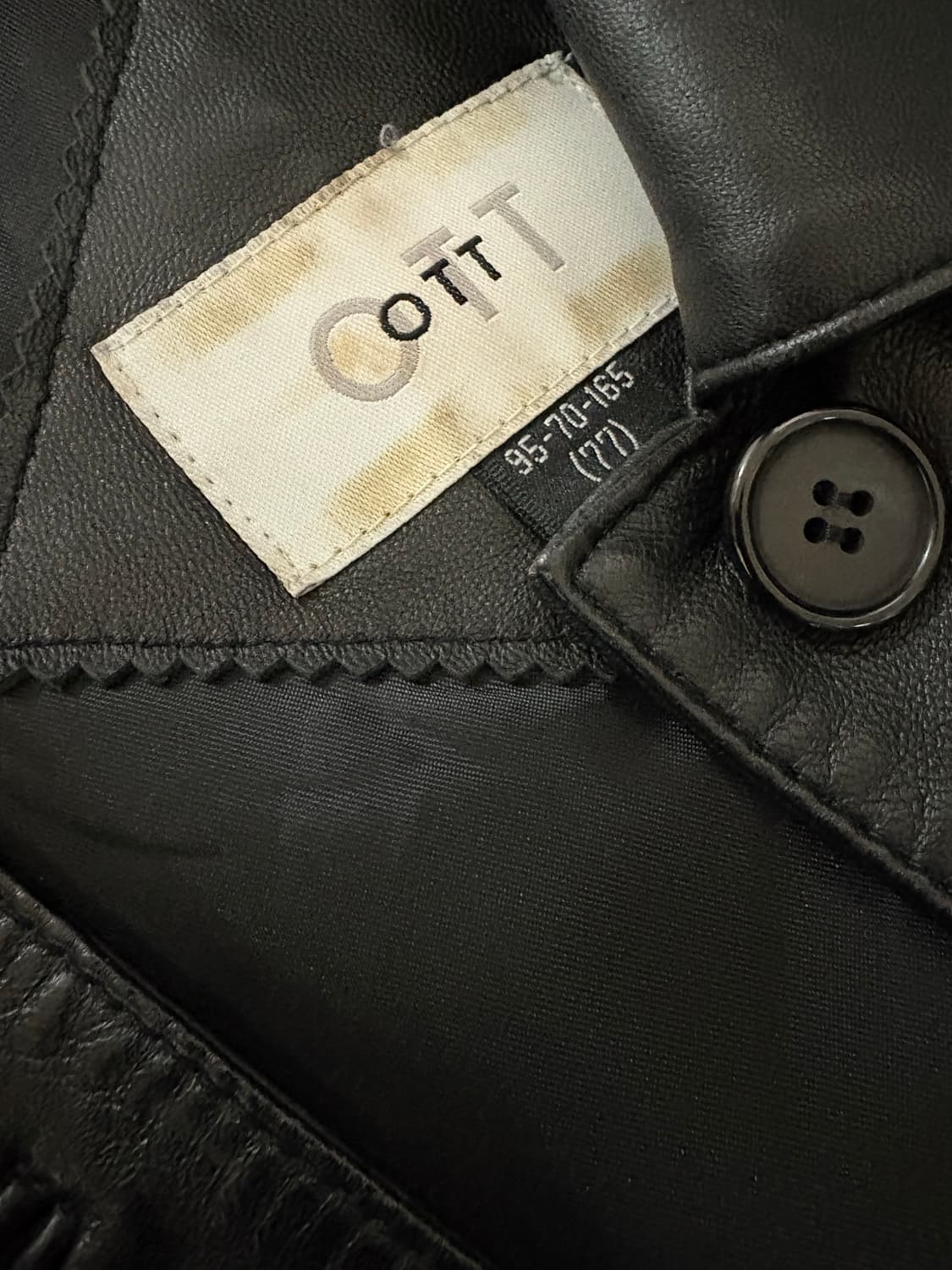 OTT 램스킨 래더 블레이져 상품이미지3