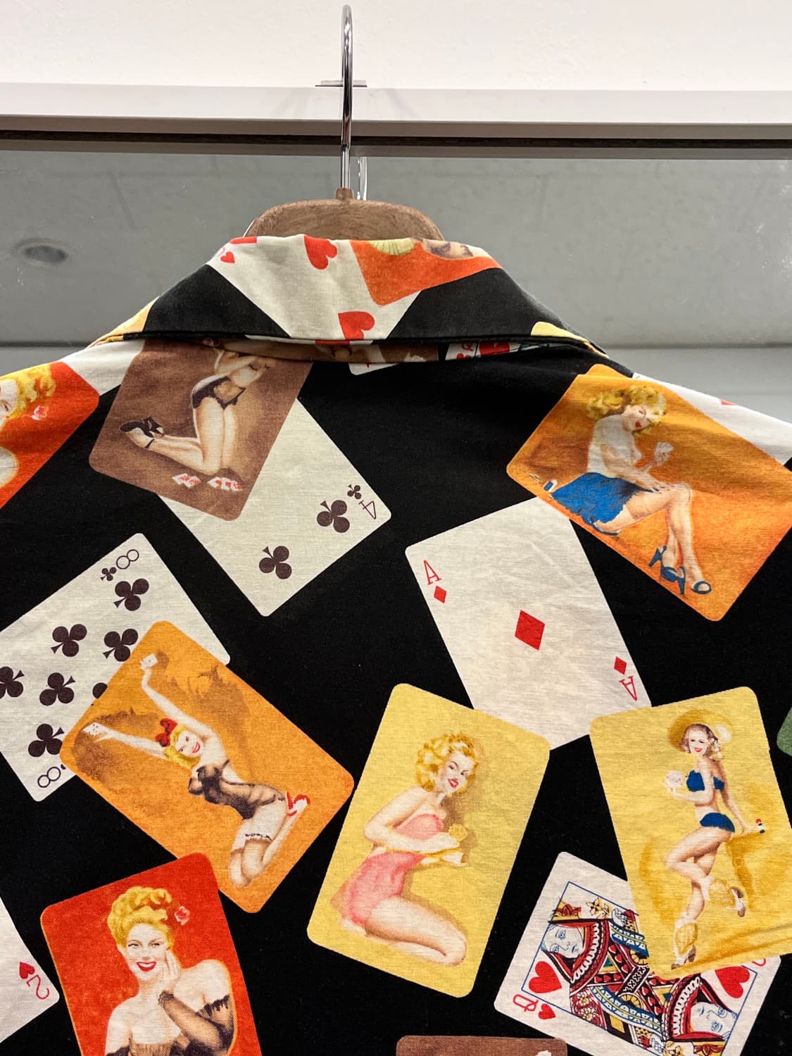 Vtg 빈티지 핀업 걸 반팔 셔츠 상품이미지6
