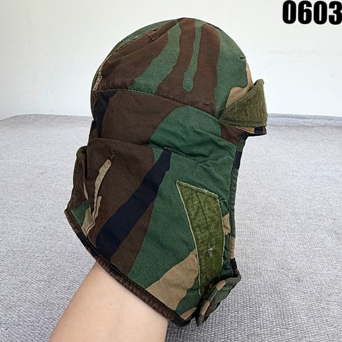 미군 우드랜드 카무플라주 패턴 방한 헬멧 라이너 7 0603 상품이미지6