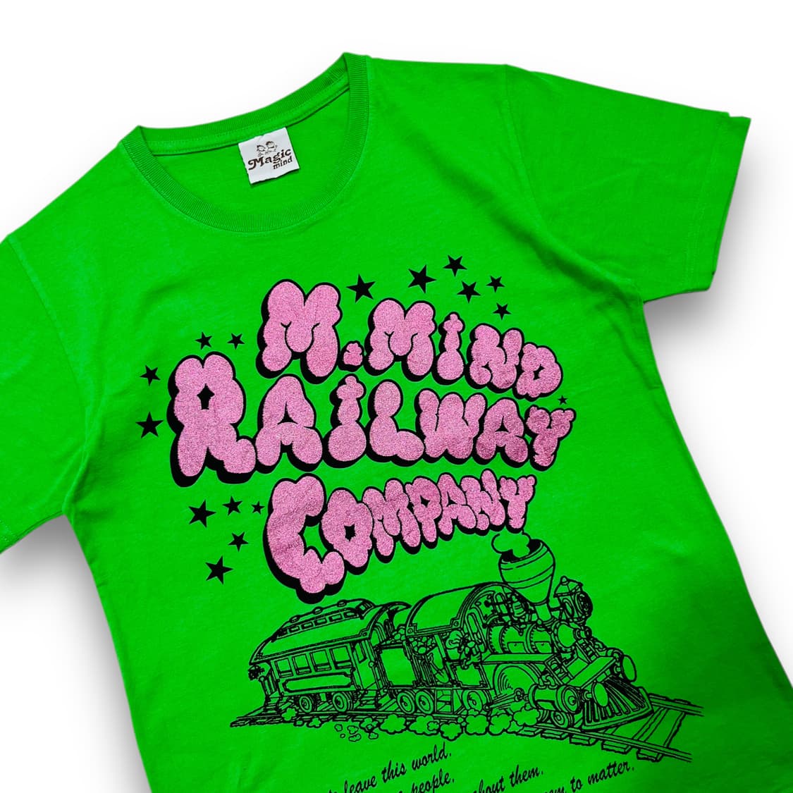 매직 마인드 RAILWAY COMPANY 그린 티셔츠 상품이미지3