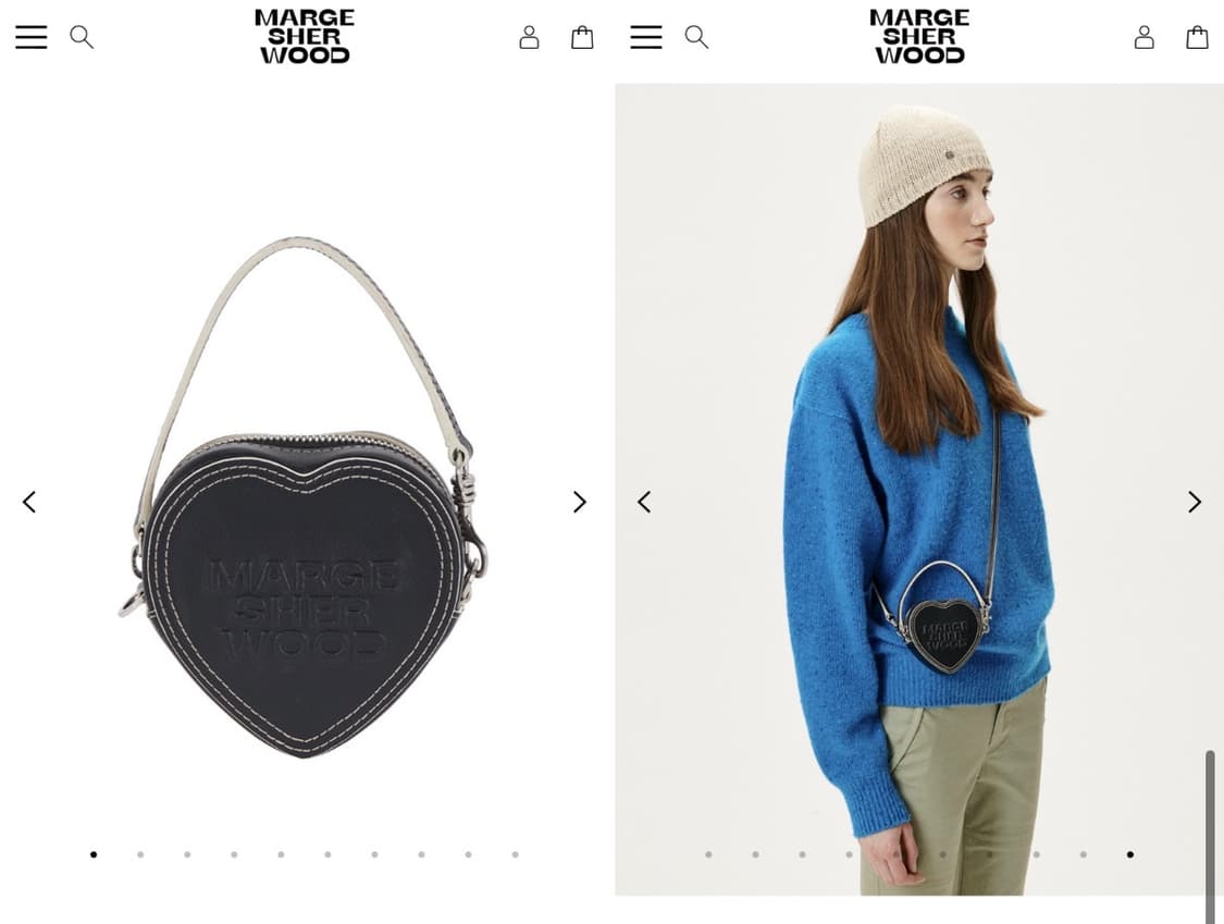 마지셔우드 하트미니백 상품이미지1