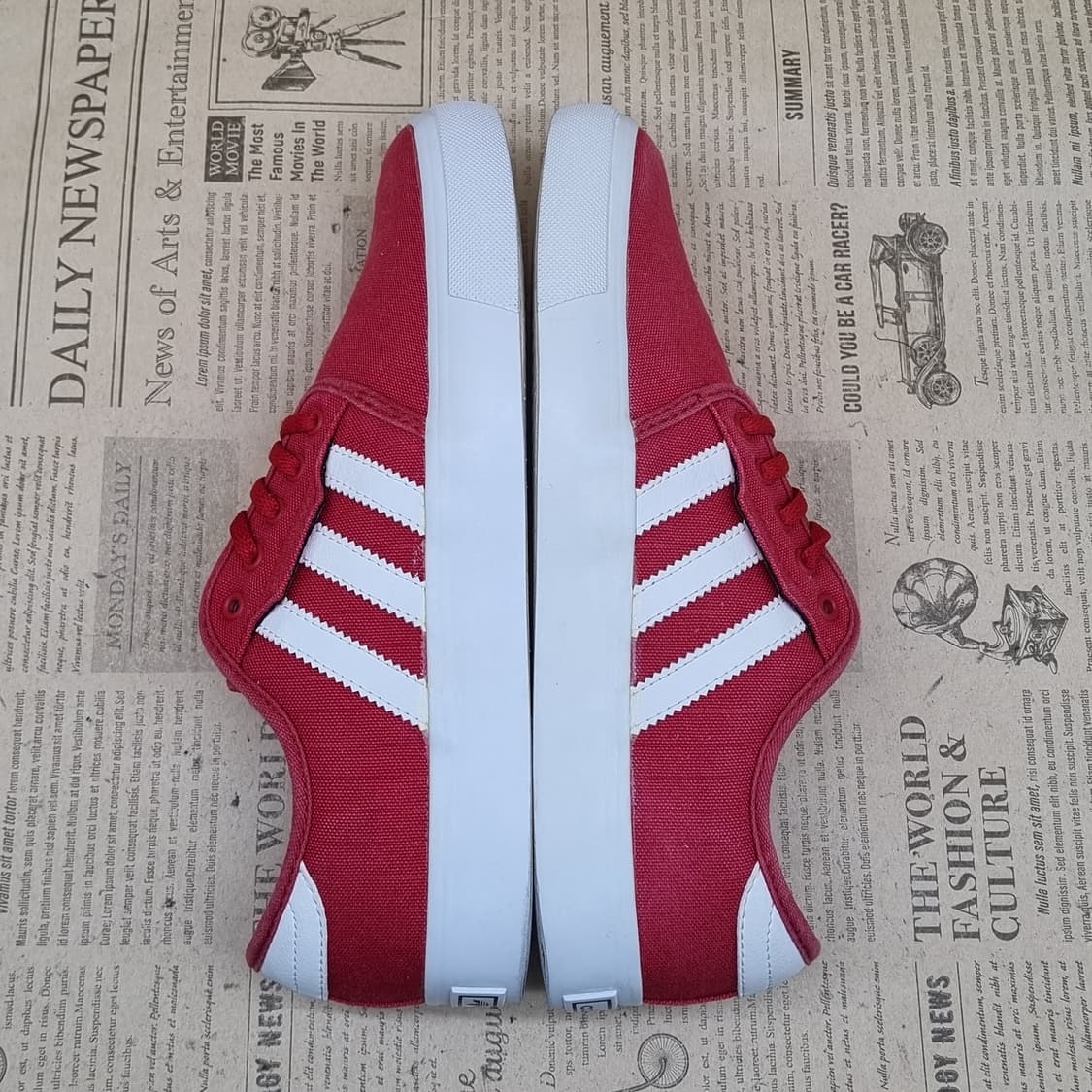 반스 어센틱 레드 스니커즈235 상품이미지5