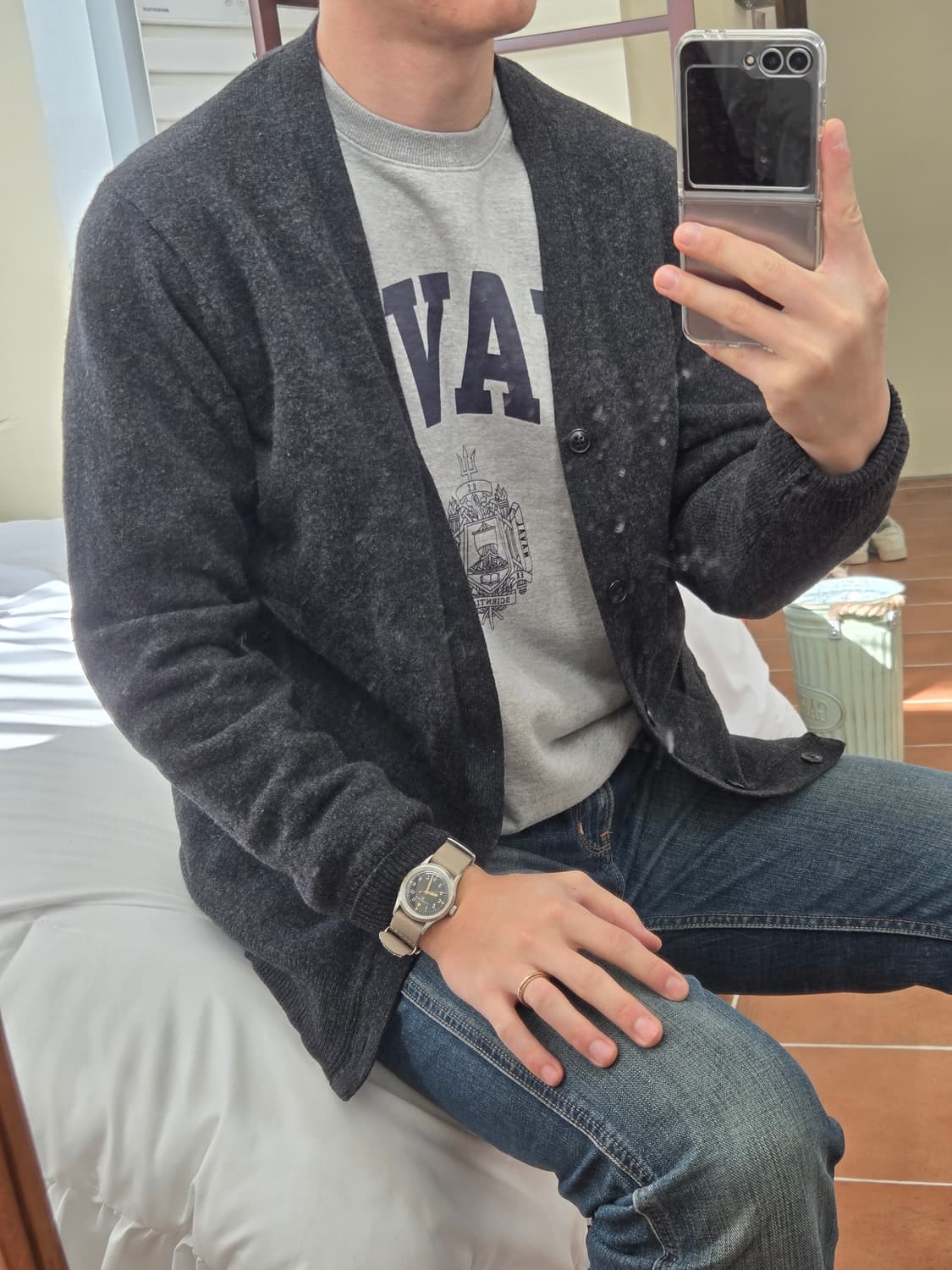 유니클로 램스울 가디건 XL 상품이미지7