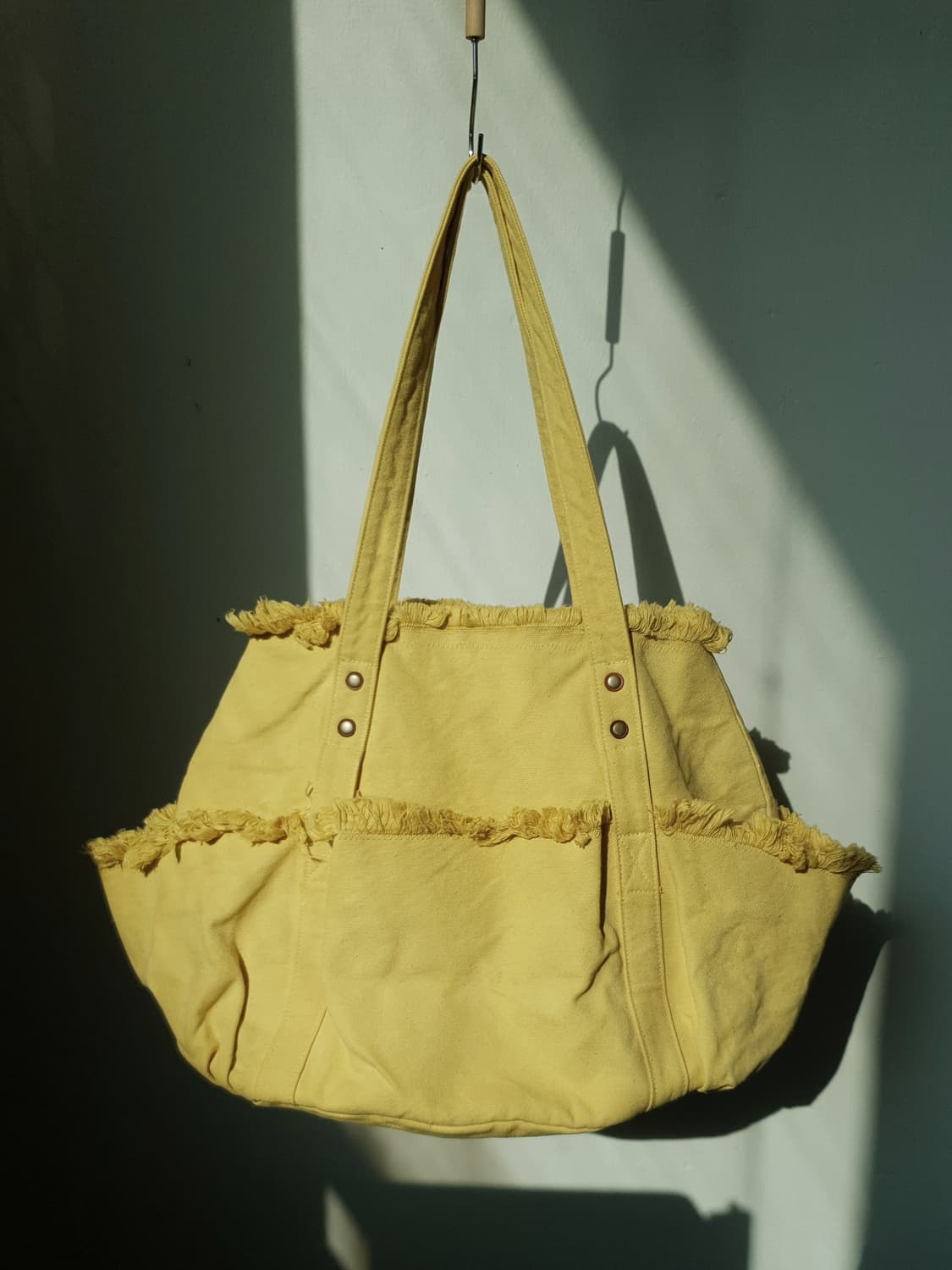 KAPITAL Fringe Canvas Tote Bag 상품이미지3