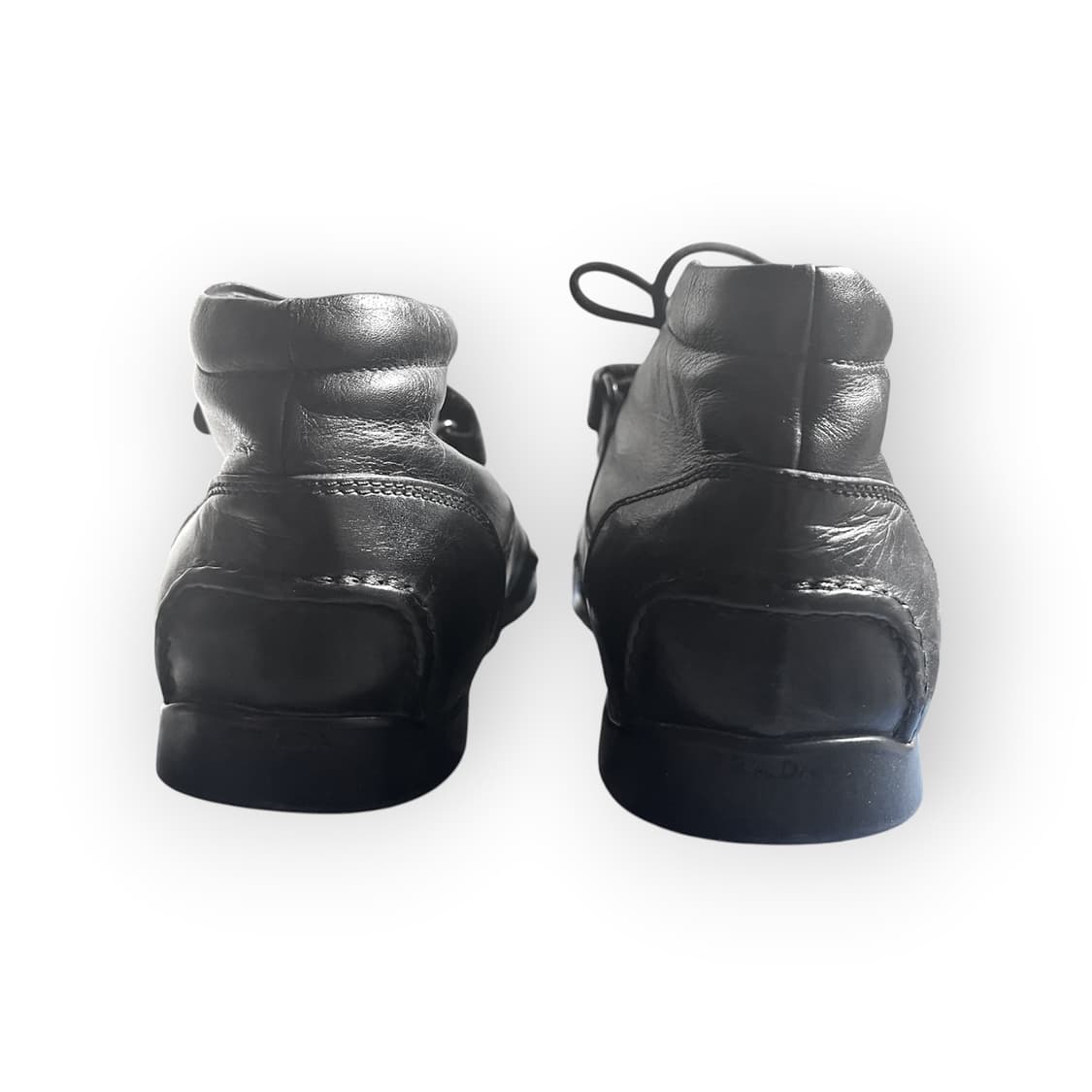 [275] 프라다 벨크로 블랙 레더 부츠 상품이미지4