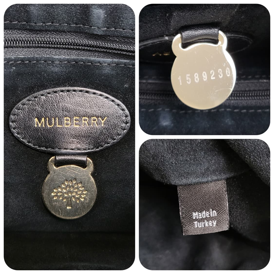 정품 멀버리 블랙 가죽 릴리백 (숄더/크로스) 상품이미지9