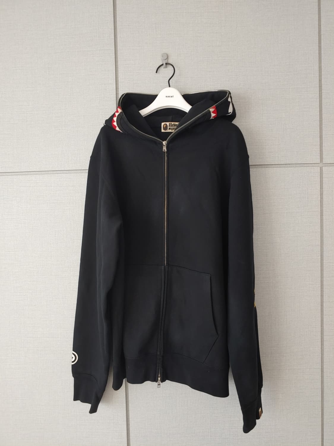 [XL]베이프 2ND 블랙 샤크후드집업 상품이미지1