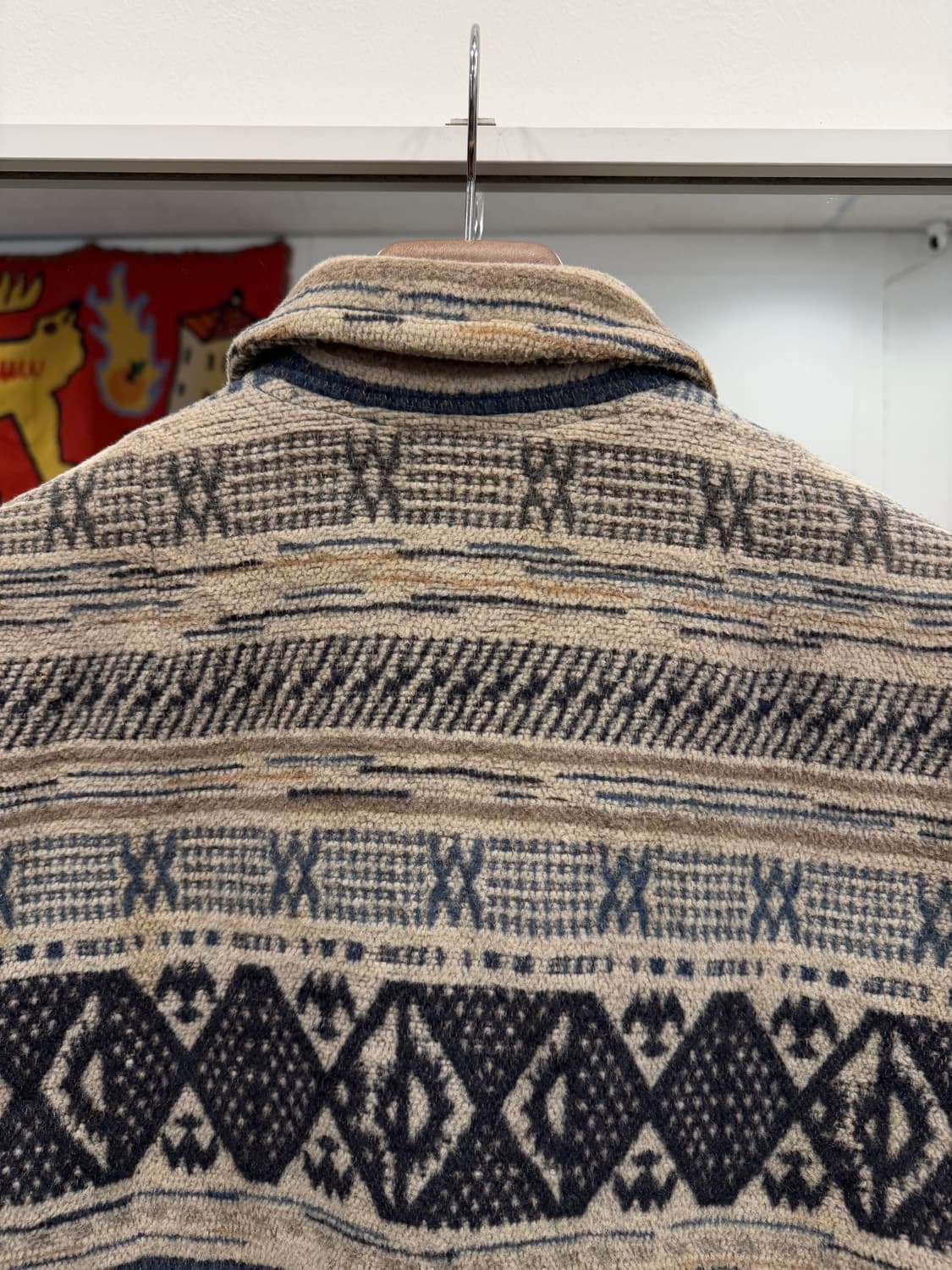00s Vtg 빈티지 에스닉 울 자켓 상품이미지7