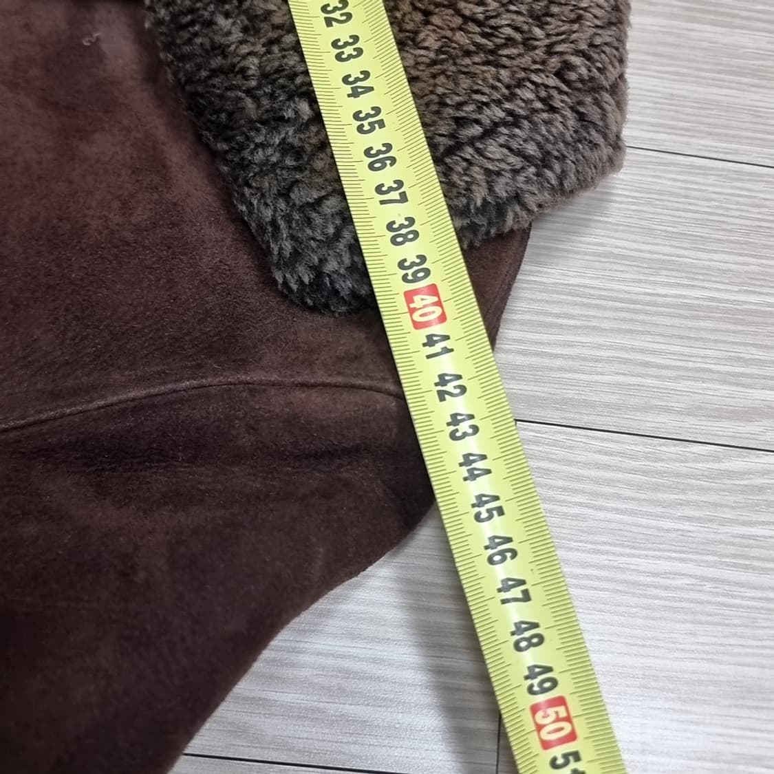 한국제 80~90년대 톰보이 양가죽 무스탕 트러커자켓(95-100) 상품이미지6