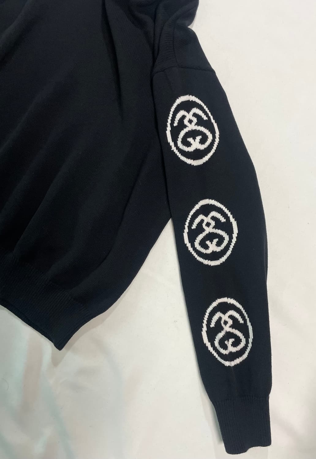 스투시 SS링크 스웨터 블랙 상품이미지5