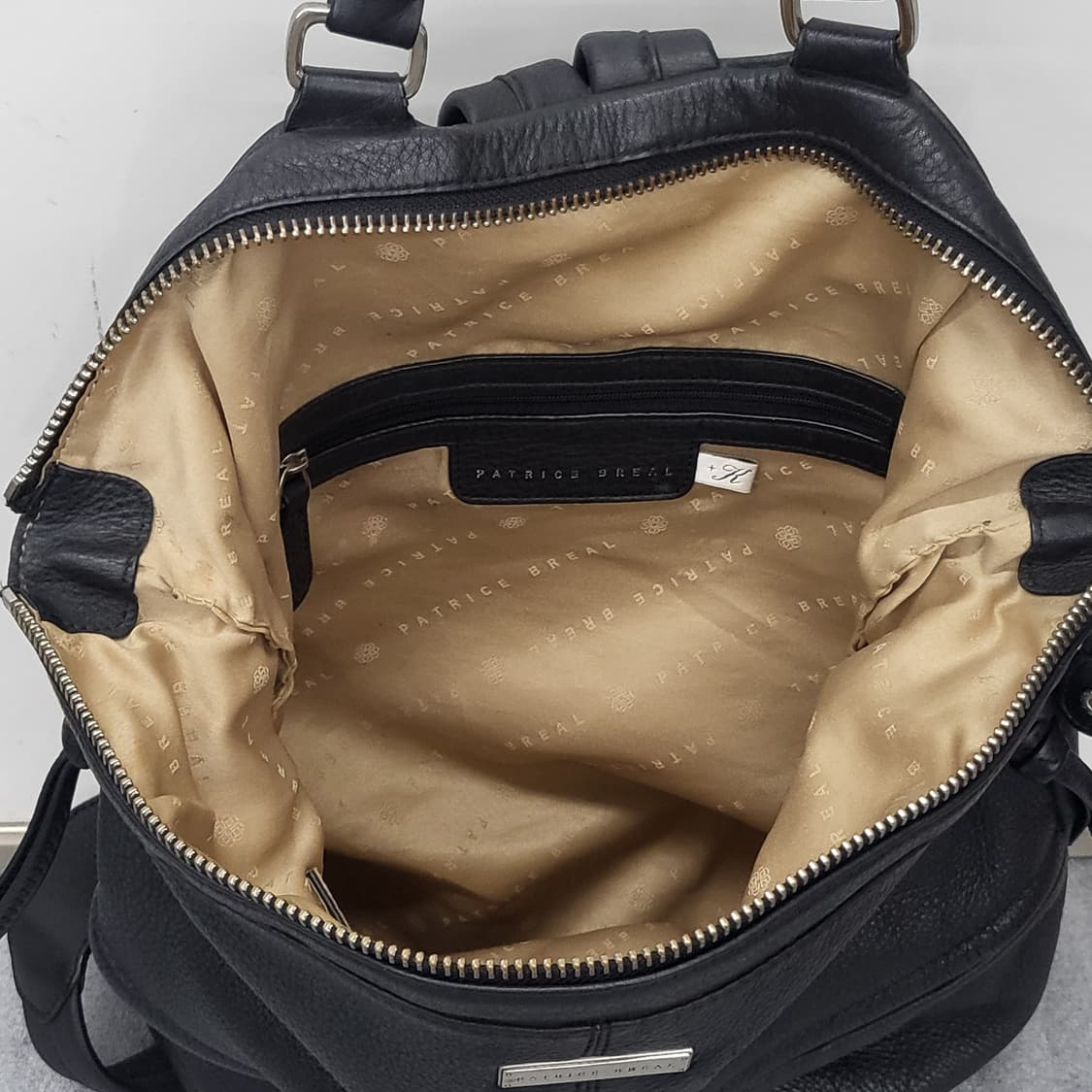 빠뜨리스 브레알 정품 올 천연 가죽 백팩 34x30x15cm 상품이미지7
