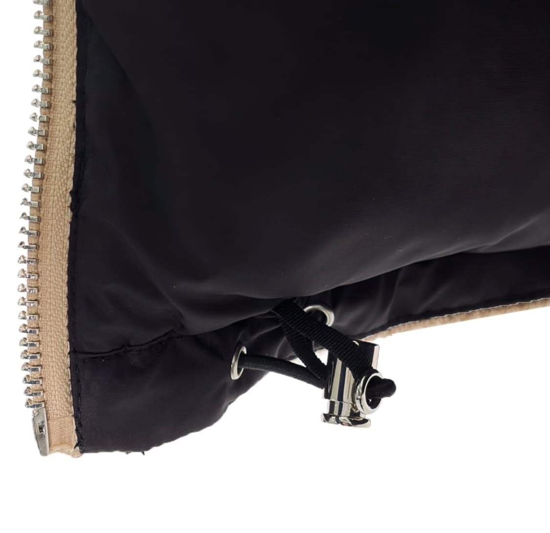 [38] 프라다 여성 캐시미어 니트 다운 숏 패딩 자켓 알비노 화이트 상품이미지7