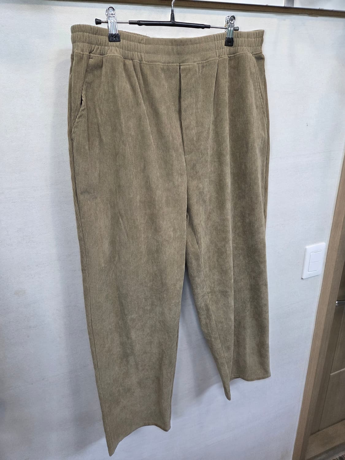 에디바우어 밴딩 코듀로이 테이퍼드 팬츠 xxl 상품이미지5