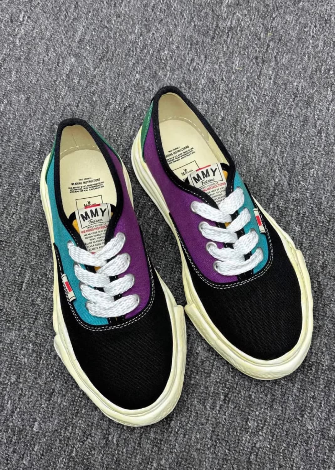 새상품) 메종 미하라 야스히로 베이커 OG 솔 오버 다이드  로우컷 스니 상품이미지2