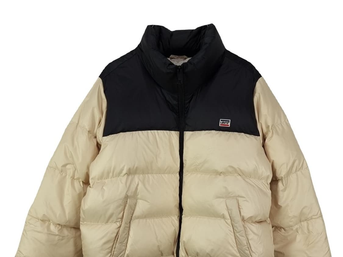 [리바이스] 로고 패치 덕다운 크롭 푸퍼 다운 숏 패딩 M18239 상품이미지4