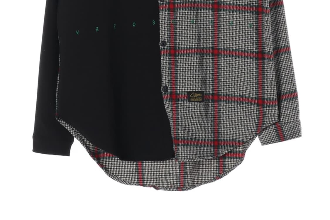 스티그마 바토스 소사이어티 배색 체크 셔츠 XL 상품이미지4