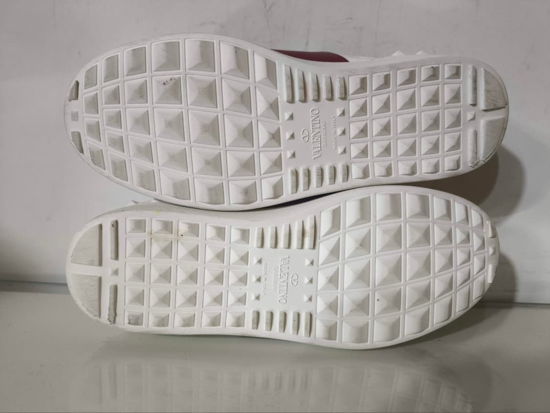 39.5 265mm 발렌티노 히든 오픈 락스터드 스니커즈 상품이미지9