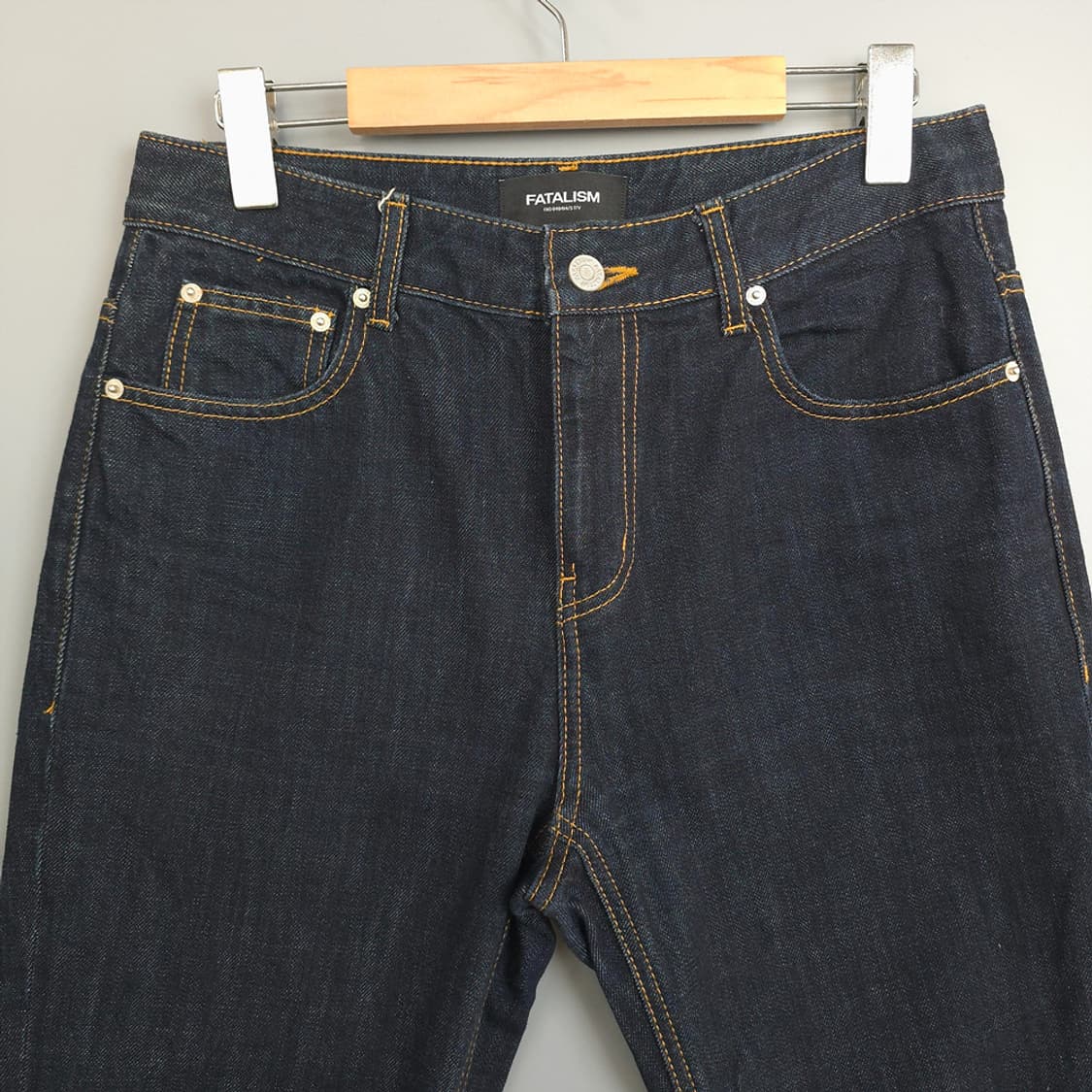 페이탈리즘 FATALISM 생지 데님 스트레이트 팬츠 상품이미지2
