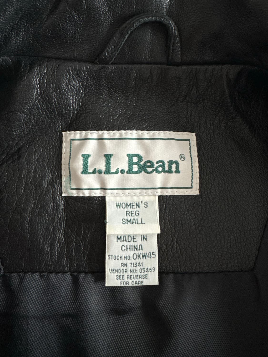[S] 엘엘빈 ll bean 레더 카코트 상품이미지6