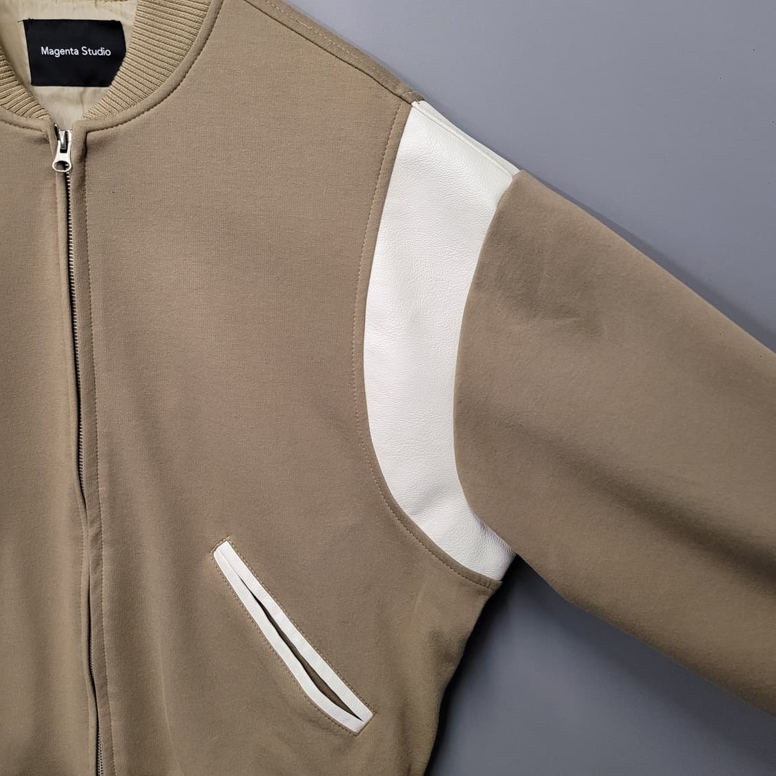 마젠타 스튜디오 바시티 자켓 베이지  상품이미지3