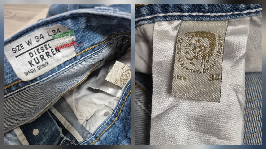 아디다스 X 디젤 스트레이트 데님 팬츠 상품이미지10