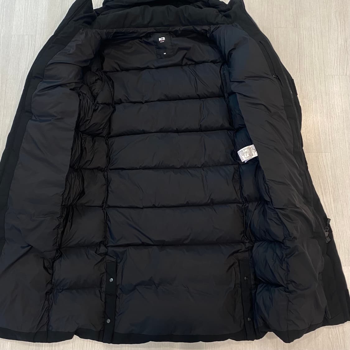 K2 롱패딩 구스다운 블랙 100 L 상품이미지7